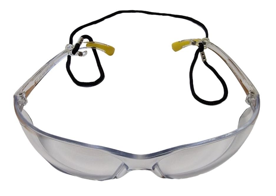 PTI Clear Lens Safety Glasses, CE EN166 certified, Lightweight, Work Glasses with UV400 Anti-Fog Anti-Scratch Lens - Image 3