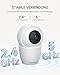 CZEview 3K 5MP Überwachungskamera Innen, 2,4/5Ghz Dual-Band WLAN Kamera Überwachung Innen, Hundekamera Haustierkamera mit APP, 360° Kamera Indoor, Zwei-Wege-Audio, Nachtsicht, AI Bewegungserkennung
