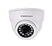 Foscam 720P HD WiFi Dome IP Camera, Indoor Security Surveillance Camera，33ft Night Vision, Motion Detection & Alert Notification, Free Image/Video Cloud Storage Service Available, FI9851P, White