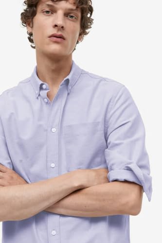 Image of BE ACTIVE Men's Oxford Cotton Lycra Casual Shirt || Men Stylish Shirt || Full Sleeves || Simple Shirt for Men || Timeless Style & Comfort