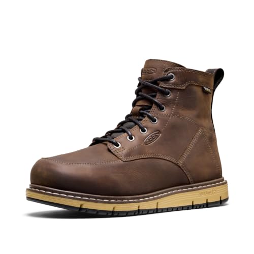 KEEN Utility 6' San Jose Aluminum Toe WP Cascade Brown/Black 8 D (M)