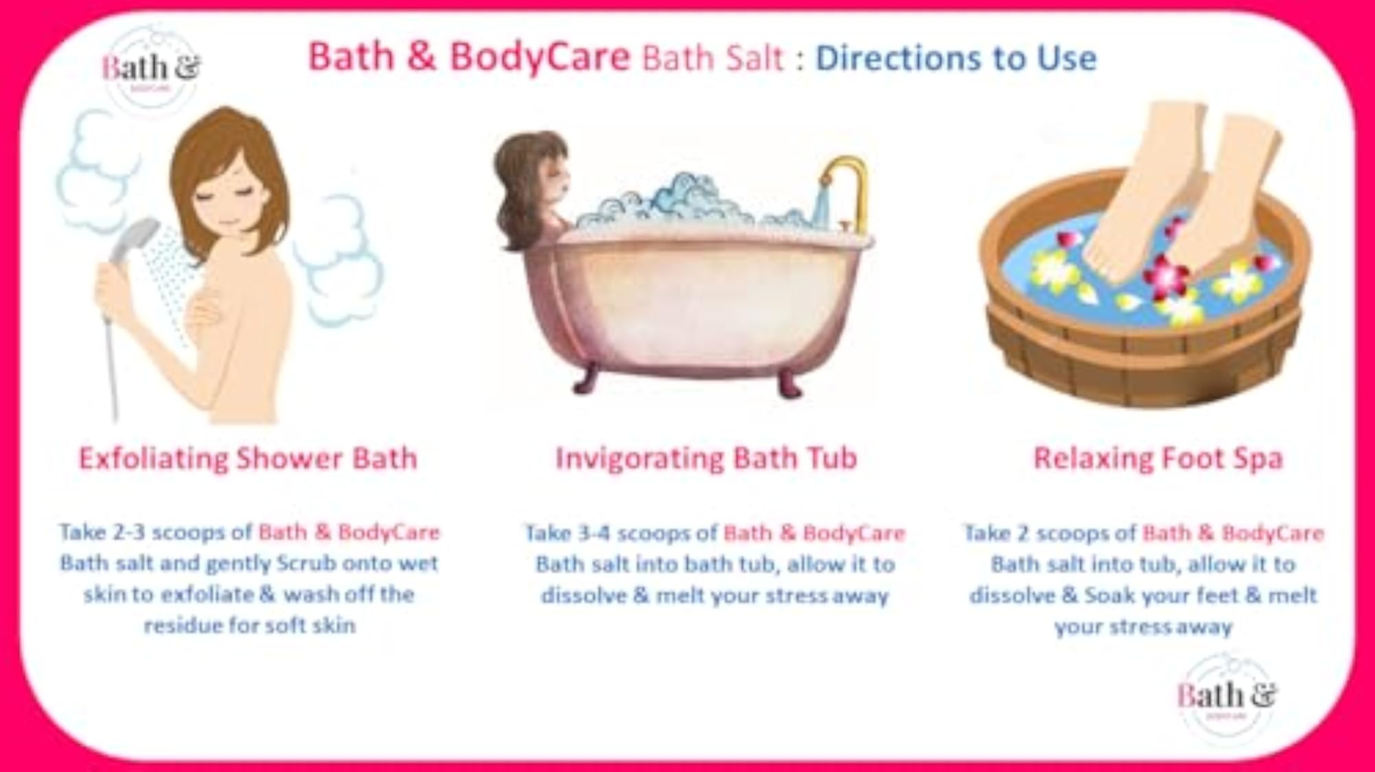 Epsom Salts - Lavender & Rose for Relaxation