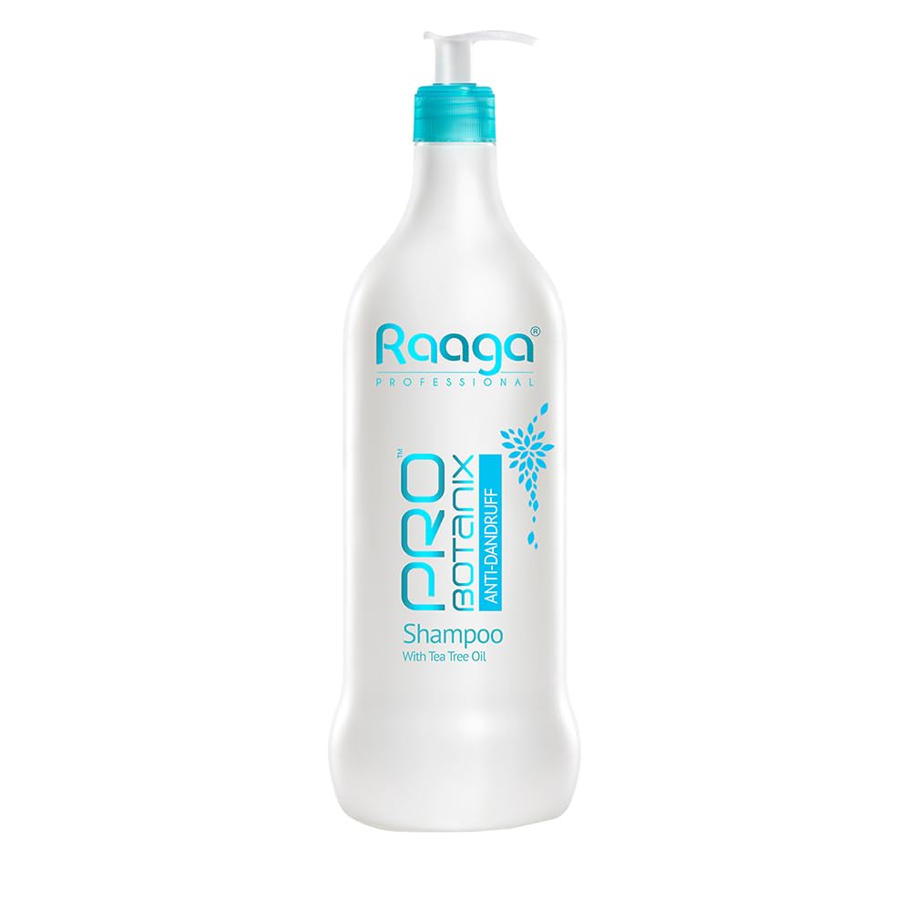 Raaga Professional Pro Botanix Anti-Dandruff Shampoo with Tea Tree Oil | Reduces Itchiness & Flaking, Prevents Dryness | Suitable For Men and Women (1000 ml)-picture-45