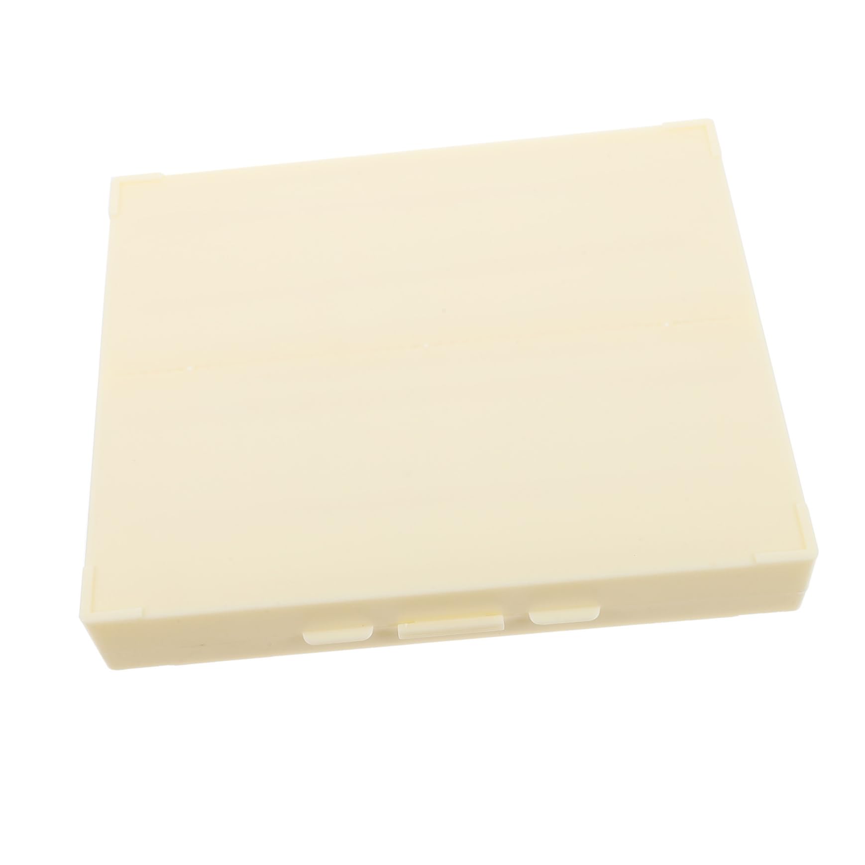 KICHOUSE Box Microscope Slide Storage Microscope Slides Laboratory Medical Suplies Microscope Case Microscope Slide Holder White