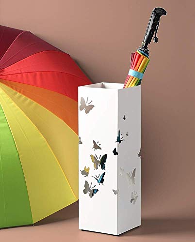 Porte-parapluies d'entrée métallique pour éviter les sols mouillés