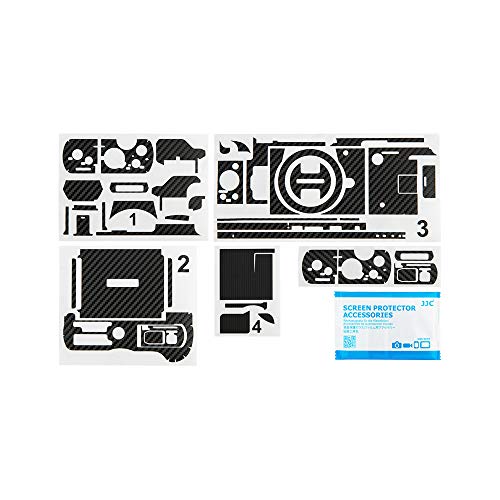 KIWIFOTOS Carbon Fiber Camera Body Skin Sticker Protective Wrap Cover for Panasonic DC-G100 / G110, 3M Anti-Scratch Stickers Decals DSLR Camera Body Skin Film Protector Shield