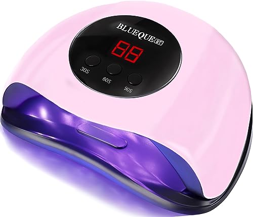 Bigbear Uv Light For Nails, Uv Led Nail Lamp For Gel Polish, Fast Nail Dryer With Automatic Sensor,Portable Handle And Phone Stand, Led Nail Light For Fingernail And Toenail (Small (Pink)) #TOP4