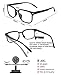 Gaoye Progressive Multifocus Reading Glasses Blue Light Blocking for Women Men,No Line Multifocal Readers with Spring Hinge (Light Black/GY1701, 2.0)