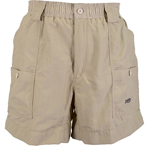 Aftco Bluewater M01 Original Traditional Fishing Shorts - Khaki - 40" #TOP1