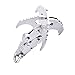 COOLOGIN Grappling Hook, Multifunctional Stainless Steel Folding Gravity Hook Rock Climbing Equipment Climbing Rope Survival Carabiner for Outdoor Life