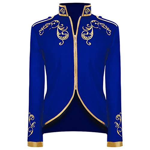 Veste softshell manteau d'hiver chaud vintage bleu à manches longues