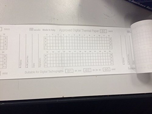 3 Bobine Termiche Per Tachigrafo Digitale | Certificato CEE, 9 Metri, Compatibile Con Tutti I Modelli - Foto 4