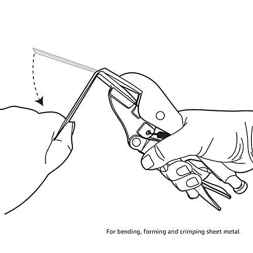 Amazon Basics Original Locking Sheet Metal Tool, 8-Inch #TOP4