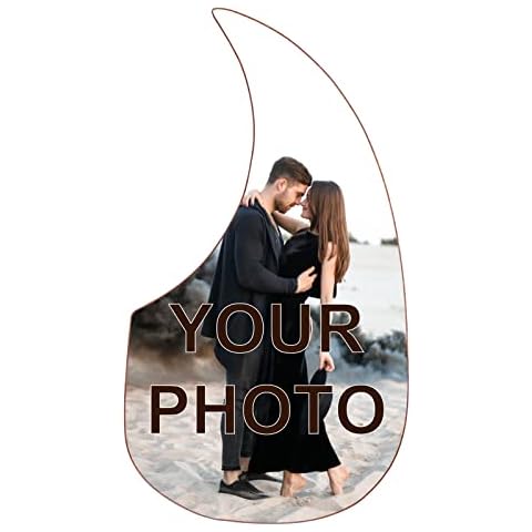 Dinikally Acoustic Guitar Pickguard Personalised Photo Guitar Pickguard Scratch Plate For Guitar Replacement Gifts (STY1) Cover