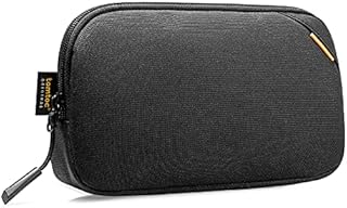 tomtoc Recycled Portable Storage Pouch Bag Case Accessories Organizer Compatible with MacBook Laptop Charger, Mouse, Cables, Hub, Power Adapter, Power Bank, Toiletries, Cosmetics, Personal Items