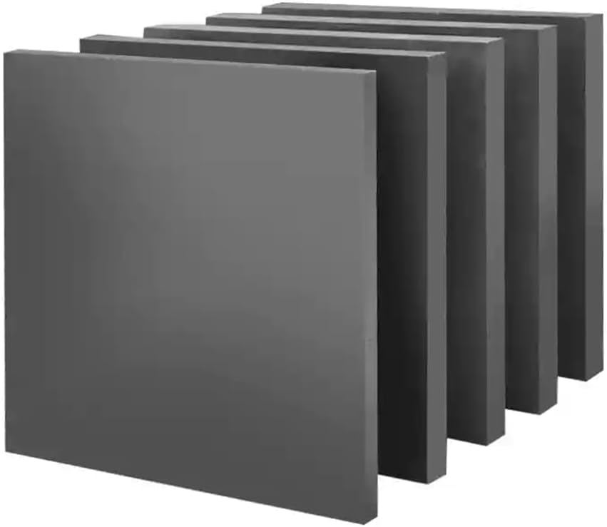 99.99% High Purity Graphite Plate, Graphite Block, 1.82g/cm³ High Density Electrode Graphite Sheet, Electroplated Carbon Graphite Plate (40x100x100 mm)