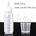 Fumzen Pet Feeding Bottle Set for Puppies and Kittens. Features Soft Silicone Nipples and Multi-Stage Capacity Design (1.0ml + 3ml / 5ml + 10ml)