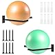svteli Medizinballregal & Yogamatte Wandhalterung, 2 Paar Gymnastikball Wandhalter, langlebiges Metall Wandregal für Fitnessgeräte Aufbewahrung im Fitnessstudio oder Garage