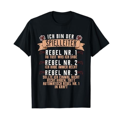 Pen Paper Fantasy Rollenspiel Spielleiter lustiger Spruch T-Shirt