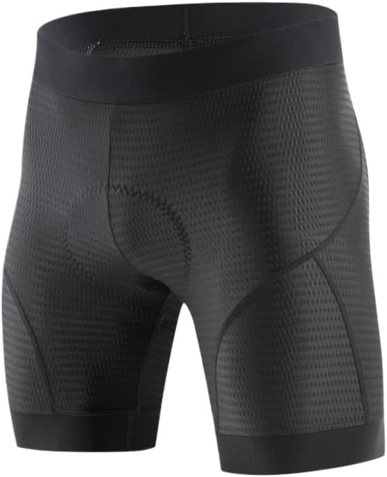 Men's Padded Cycling Shorts Breathable Anti Slip Quick Dry Road Bike with Shock Absorption Chamois