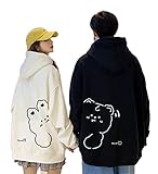 ジュタオピン ペアルック カップル パーカー おそろい カップル おそろい 服 お揃いカップル ルームウェア お揃いコーデ ペアルック カップル 秋 服 レディース ペアパーカー カップル 冬 スウェット ペアルック ペアパーカー 2着セット パーカー ペアルック 大きい カップルペアルック 冬 パーカーセットメンズ お揃い パーカー 大きいサイズ mka1959-WH-BJR-G-L