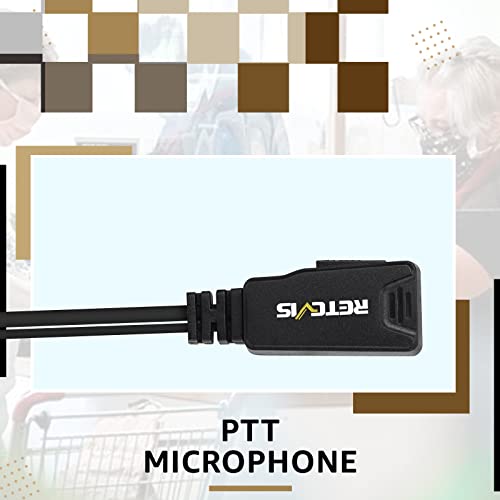 Audífonos con micrófono y cable helicoidal autoretráctil compatibles con Motorola 5