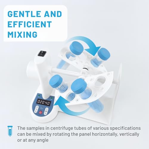 Rotateur 3D de laboratoire compact pour stopper la sédimentation des tubes - 4