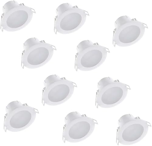 7w Recessed Concealed Downlight Cool White- Pack of 10