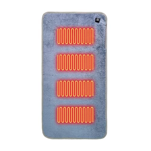 Almohadilla térmica para asiento | Alfombrilla portátil alimentada por USB,Cubierta de asiento térmica ligera para tribunas | Para espalda lumbar conductores mayores oficina coche sillas de ruedas
