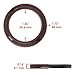 Caltric Clutch Seal Compatible with Yamaha Grizzly 660 YFM660 2002-2008 93101-35001-00