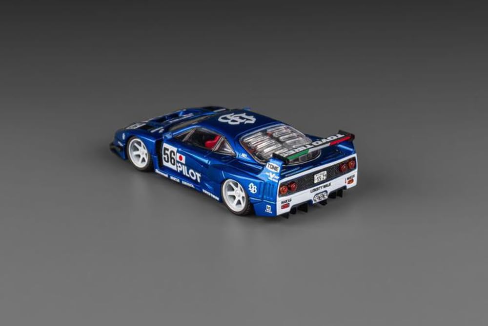 Amazon | Top Art 1/64 LBWK F40 Chrome pilot blue 完成品 | ミニカー