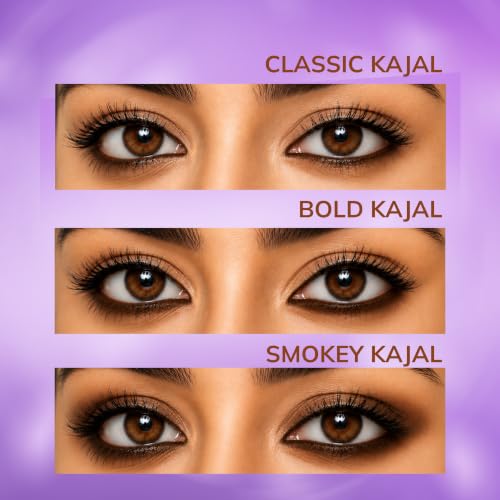Image of TEE ESS Long Stay Kajal | Retractable Pencil | Waterproof, Smudge Proof | Intense Dark Brown Color | 24H Long Lasting | Smooth One-Stroke Application | With Vitamin E | Twist-Up Dark Brown Kajal | 30 gms