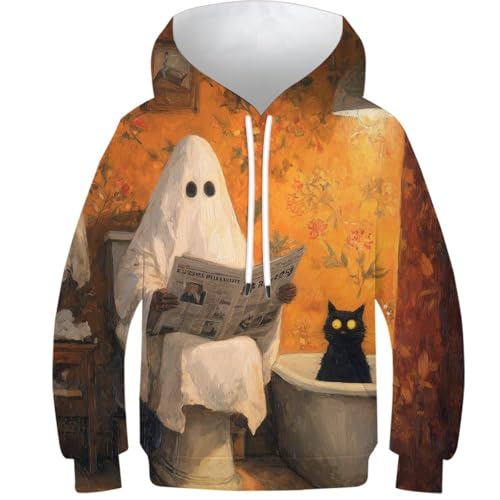 Sweat à capuche pour enfants vêtement d'extérieur automne ado 12-14 ans