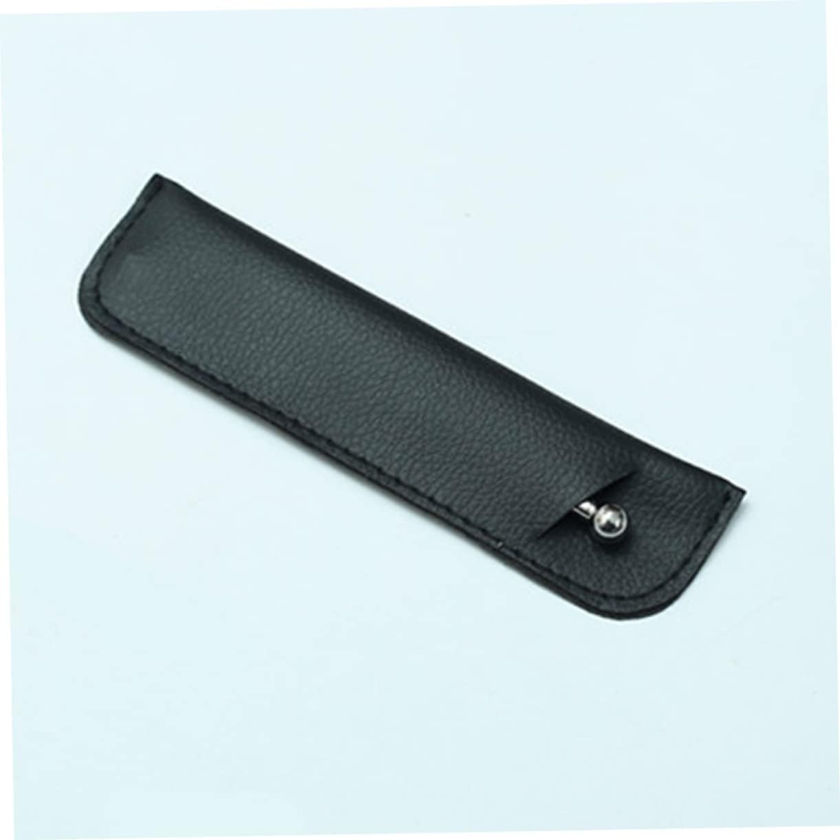 3Pcs round PU Tuning Fork Decor Covers Portable Black image 3