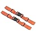 PATIKIL Backpack Chest Strap, 2 Pack Polyester Webbing Adjustable Replacement Strap with Quick-Release Buckle for Bag Outdoor Hiking Cycling, Orange