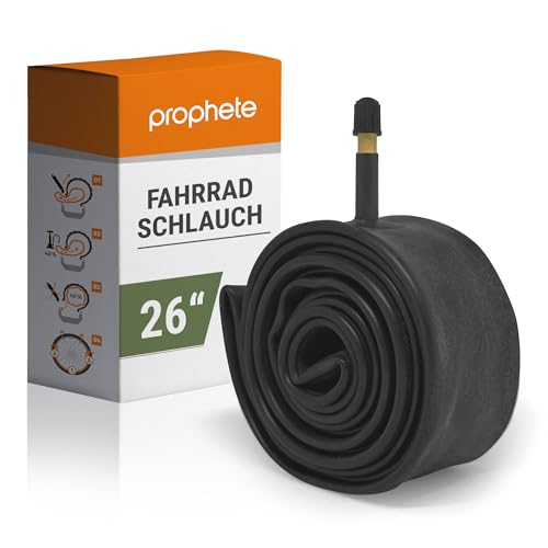 Prophete Fahrradschlauch mit Autoventil, passend für 26 x 1,75 bis 27,5 x 2,25 Zoll, ETRTO: (47-559â€¦ – Vignette
