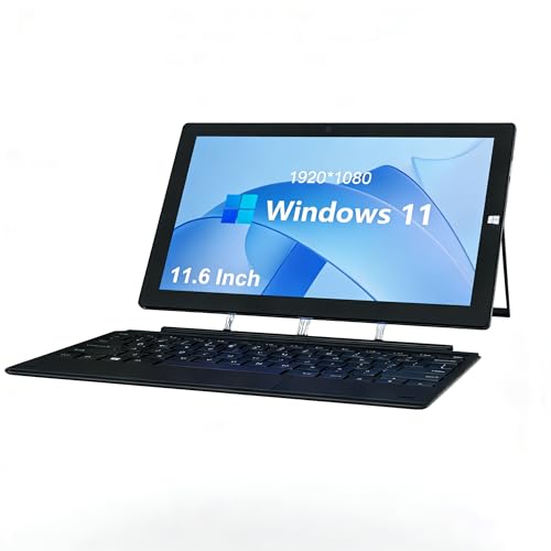 ZAOFEPU 11.6 in Windows Tablet with Keyboard, Win 11 Home...