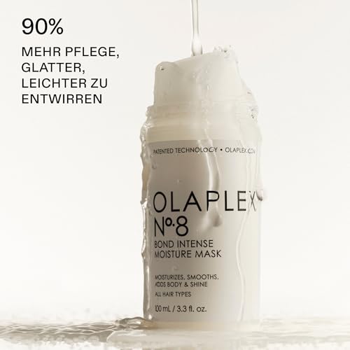 Foto von Olaplex Nr. 8 Bond Intense Moisture Haarmaske, Verleiht Glätte Und Pflegt Für Sichtbar Gesundes Haar, Für Alle Haartypen Und Behandelt Geschädigtes Haar, 100ml