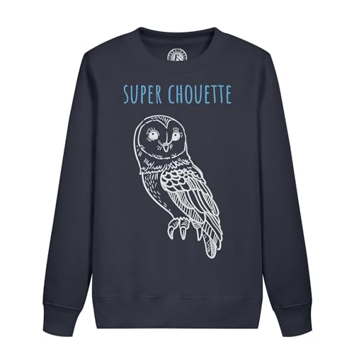 Sweatshirt enfant super chouette vêtement durable pour en finir avec les habits fragiles
