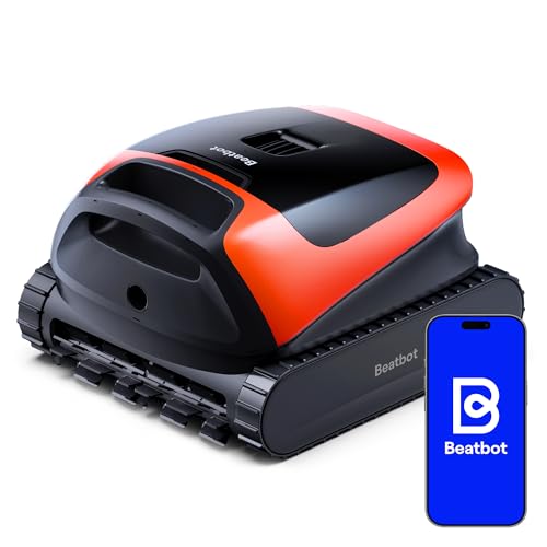 Image of Beatbot Sora 30 Pool Vacuum Robot with Smart Surface Parking, Shallow-Area Cleaning, 6800GPH Suction Power, 5L Capacity for Pools Up to 3229 sq. ft, Tangerine