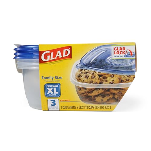 GladWare XL Square Containers