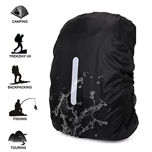 Souke Sports Rucksack Regenschutz – Regenhülle Schultaschen mit Reflektorstreifen Rucksack Wasserdicht für Dunkle Jahreszeit, Wandern und Radfahren - Image 6