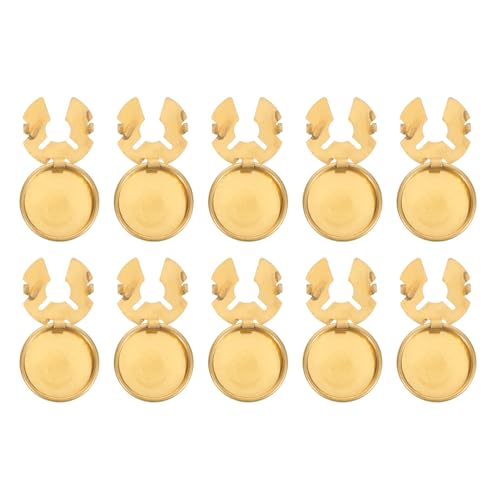 NIYANGLE Cubre Botones para Camisa 15 Piezas Cobre para Coser y Decorar Puños en Camisas y Blusas Unisex Ideales para Eventos Formales y Casuales