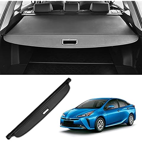 Cosilee Interior Rear Trunk Cargo Cover Security Shield Shade Tonneau Covers Compatible for 2019 2020 2021 2022 2023 Toyota Prius L Eco, XLE and Limited Cover