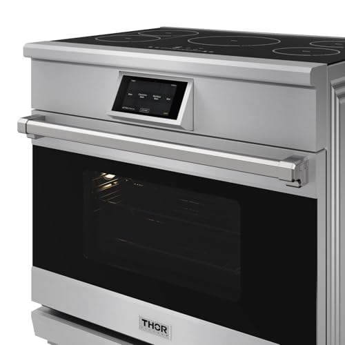 Image of THOR Kitchen 36 Inch Professional Induction Range with Tilt Panel Touch Control - Model XRI36E