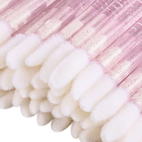 100 Disposable Lip Brushes, Lipstick Applicator, Lip Gloss Wands Pink Tbestmax #TOP2