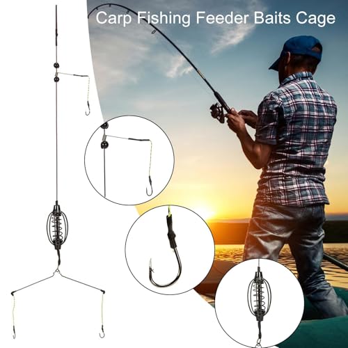 Suporte para isca de pesca, armadilha para isca de pesca,Gaiola prática para isca de pesca de carpa,