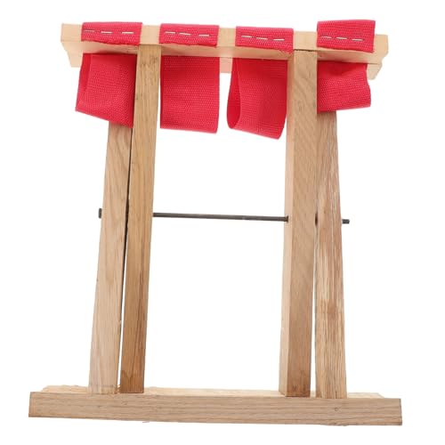 TOYANDONA Plegable de Madera para Pesca y Camping Silla Portátil Multifuncional para Actividades Diseño Compacto y de Transportar Altura de Martín