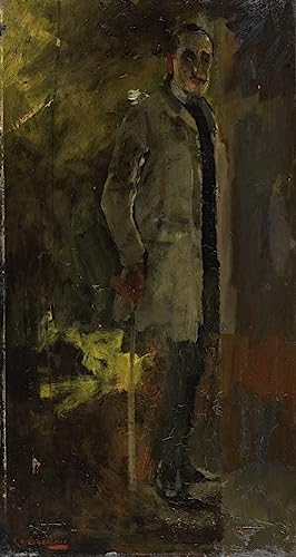 Tableau Portrait de Floris Verster par George Hendrik Breitner Impression d'art Vintage 60x90