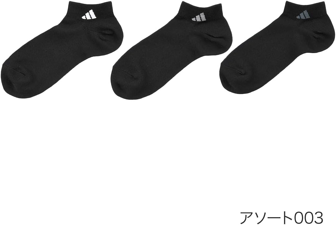 носки adidas (Адидас) [адидас (Адидас)] Кроссовки с дезодорантом, длина носков 3 фута, школьные носки One point Fukusuke, мужские, 26,0-28,0 см, ассорти 003, фото 2